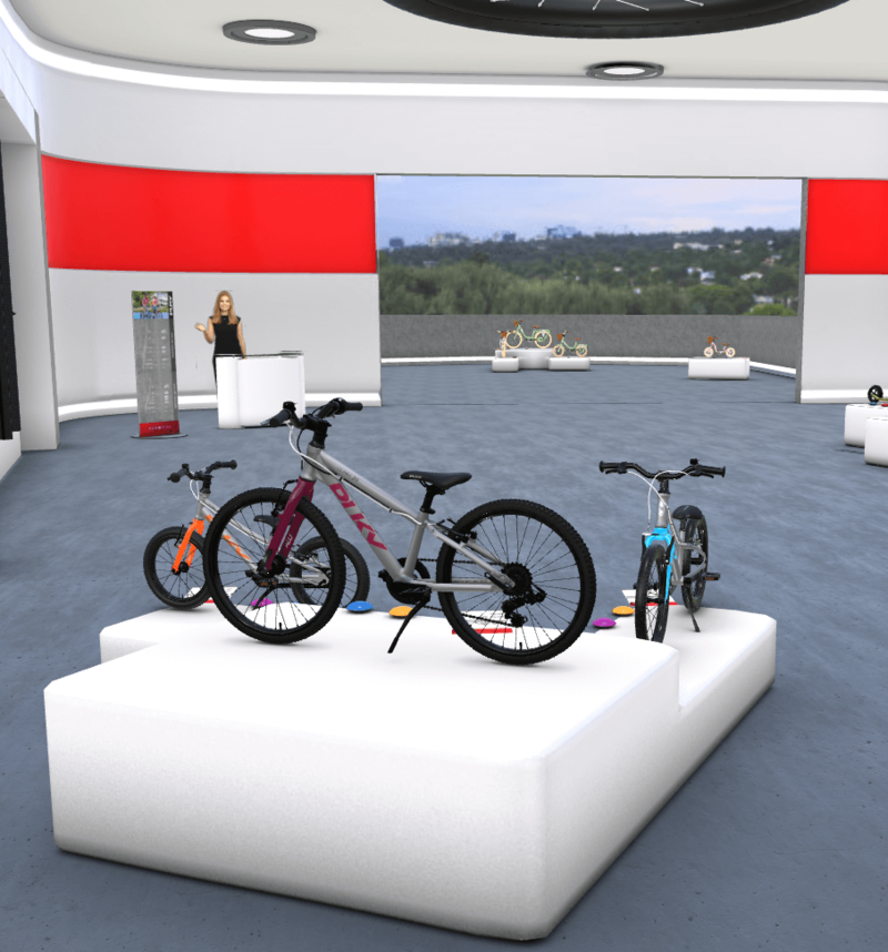 rooomSpaces showroom bike showroom rooomSpaces